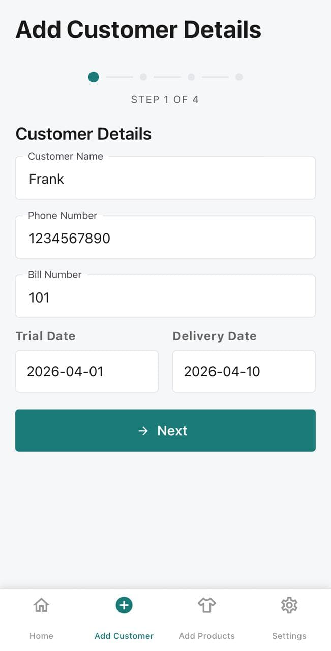 TailorTrack preview 1