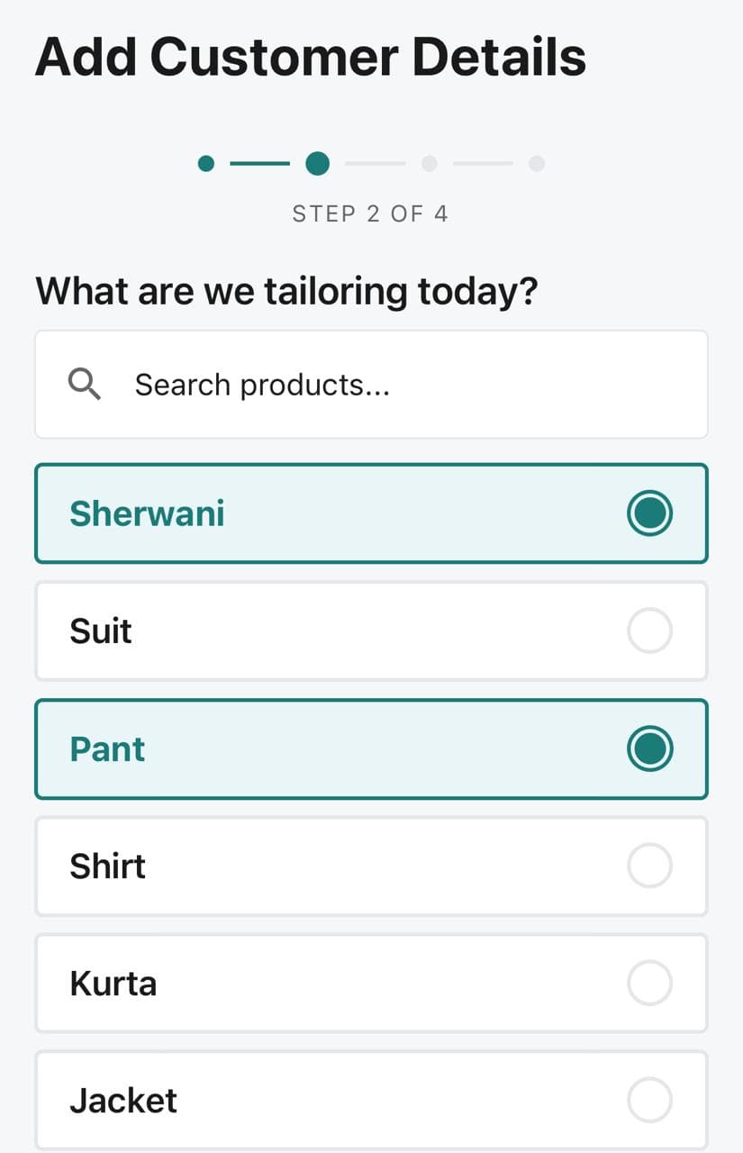 TailorTrack preview 2